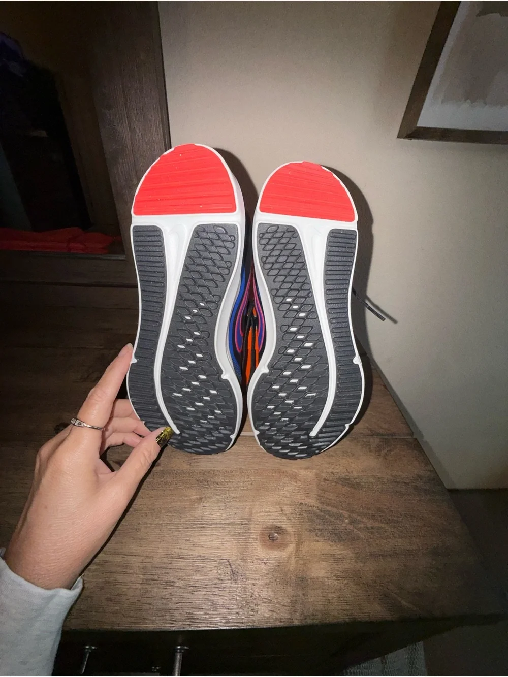 Nike Kids Black, Blue & Red Athletic Sneakers